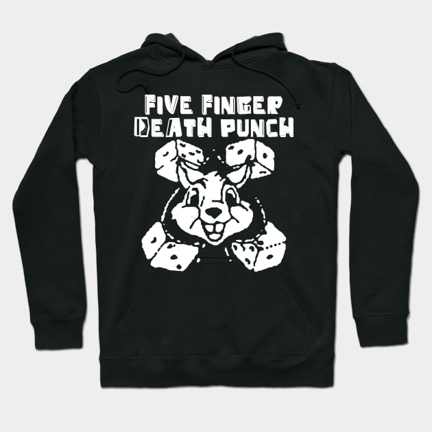 five fingers and the rabbit Hoodie by doggo babushka